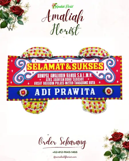 Papan Bunga Ucapan Selamat Losari Kidul